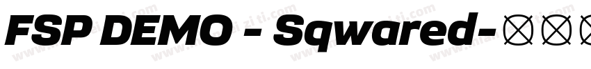 FSP DEMO - Sqwared字体转换